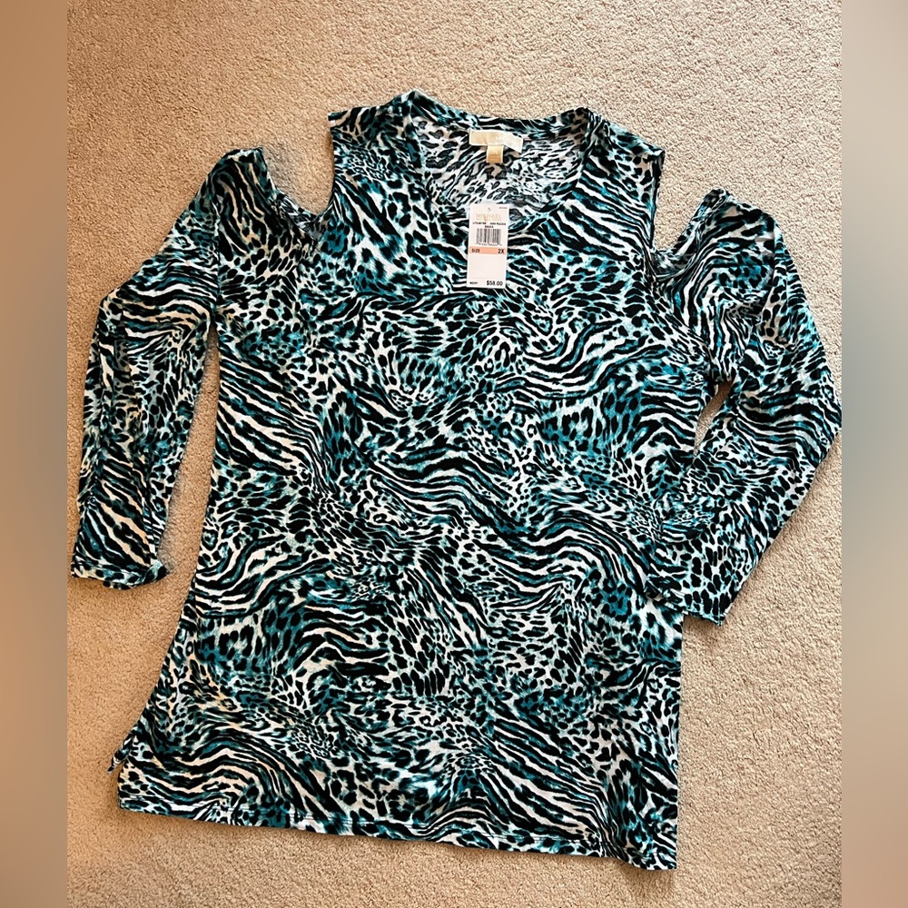 Michael Kors Cold Shoulder Tunic 2x